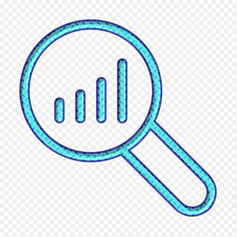 搜索引擎优化和营销图标 放大镜图标 搜索图标