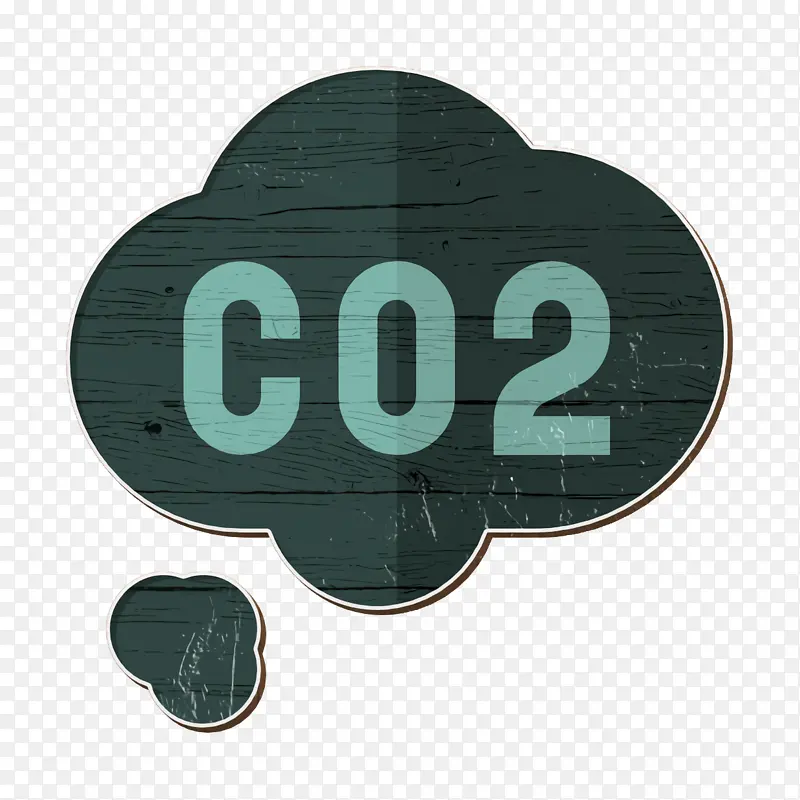 污染图标 二氧化碳图标 标志