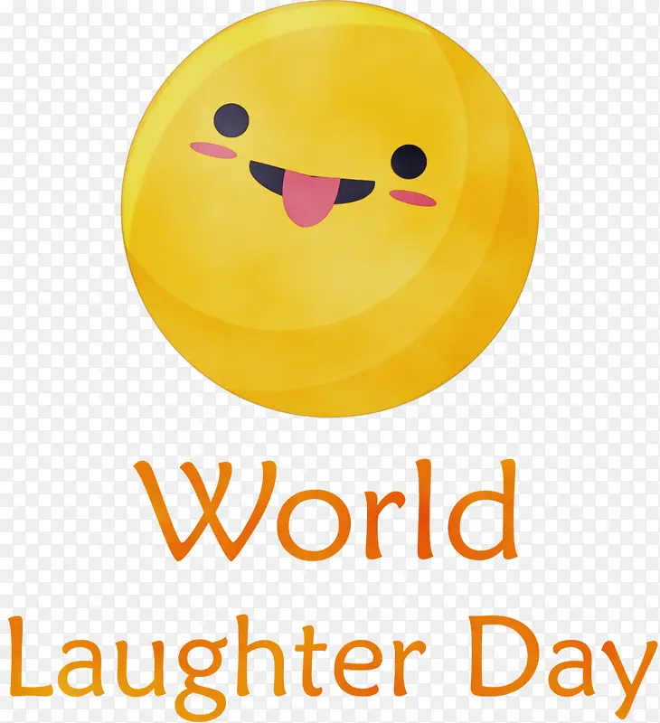 世界欢笑日 欢笑 水彩画