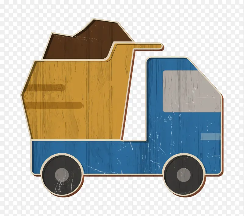 自卸卡车图标 卡车图标 运输图标