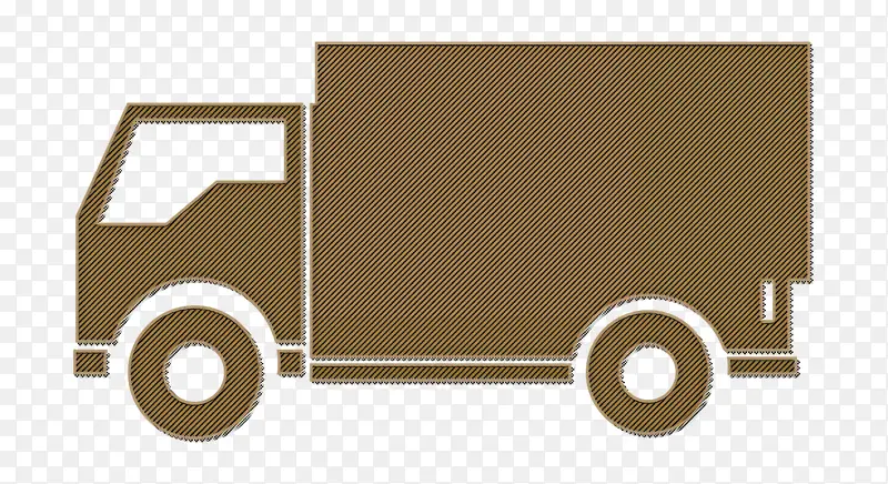 送货卡车图标 运输图标 卡车图标