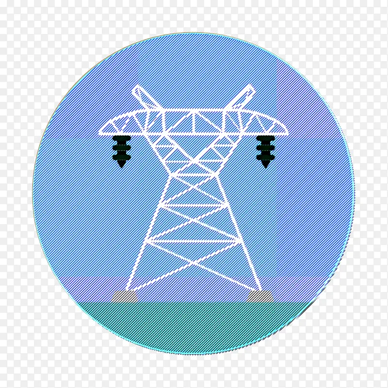 塔图标 电塔图标 能源和电力图标