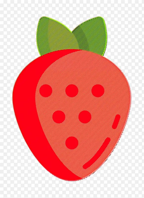 春季图标 草莓图标 水果图标