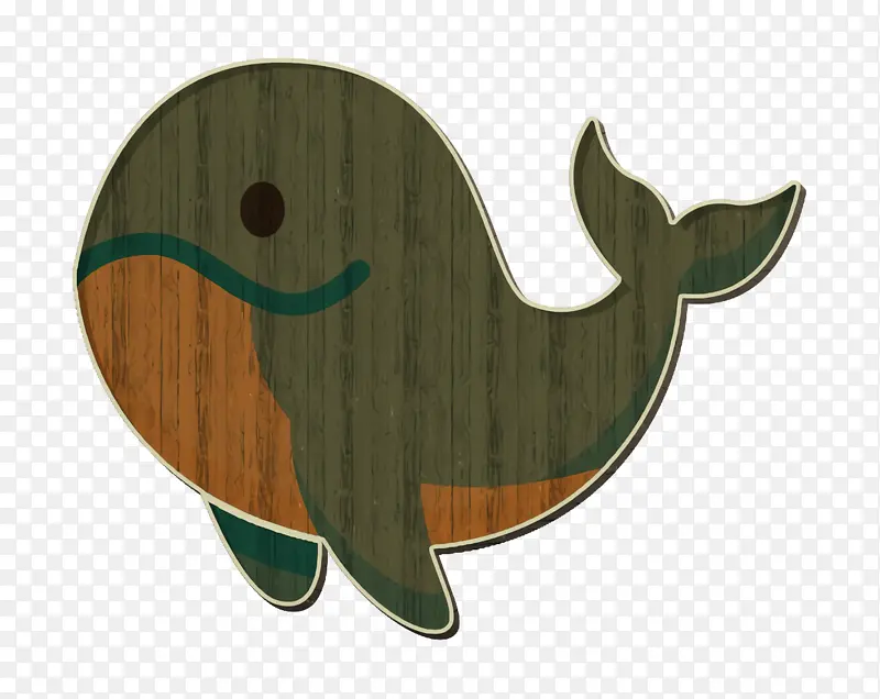 鲸鱼图标 动物图标 鱼