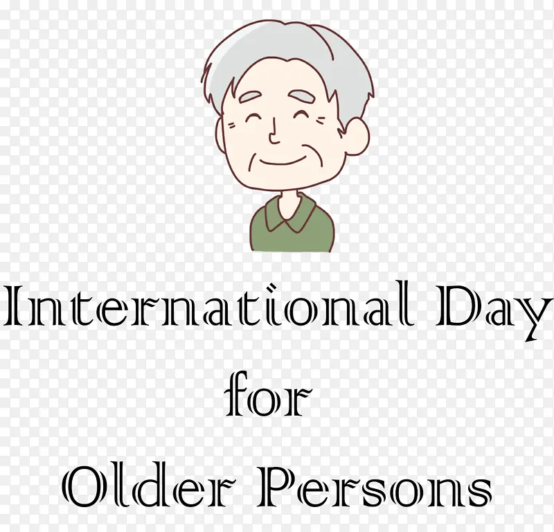 国际老年人日 标志 米