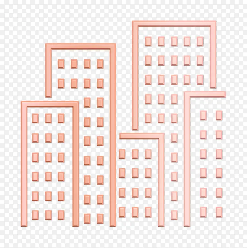 摩天大楼图标 商业图标 城市图标