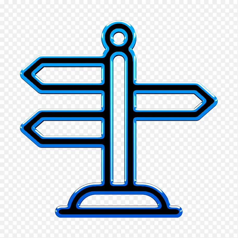 游乐园图标 路标图标 道路图标