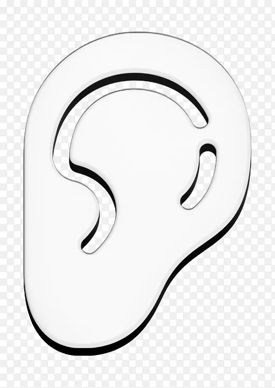 耳朵图标 听力图标 医疗图标