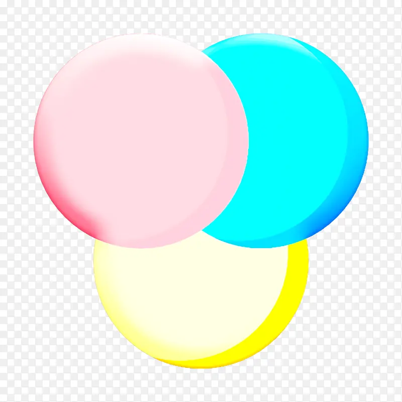 颜色图标 网页设计图标 球体