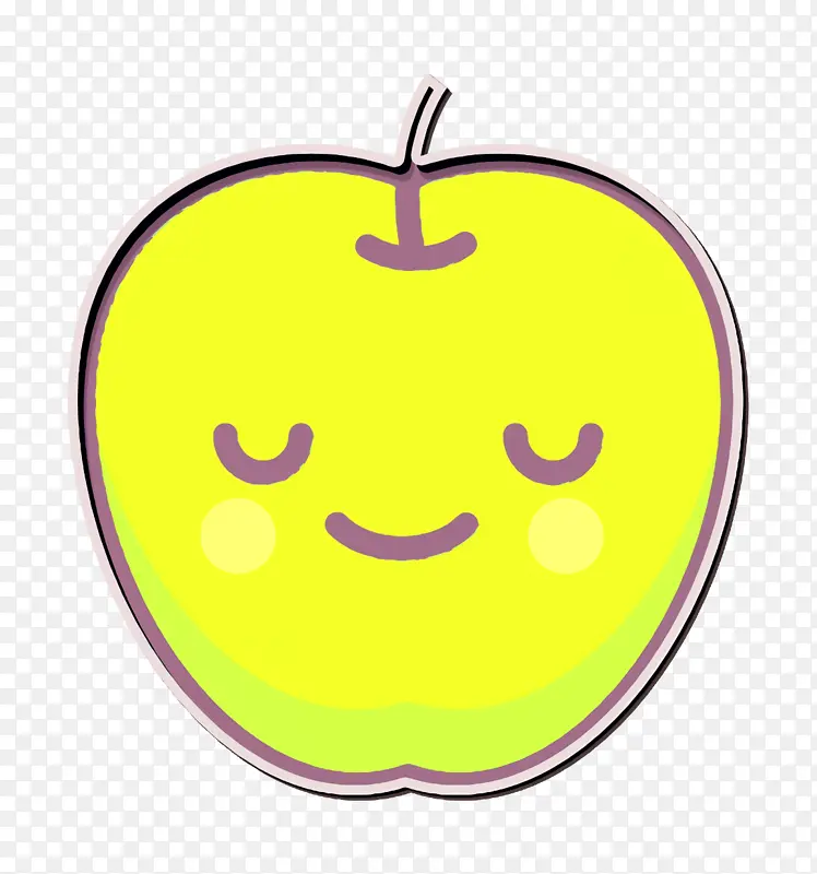 水果图标 苹果图标 笑脸