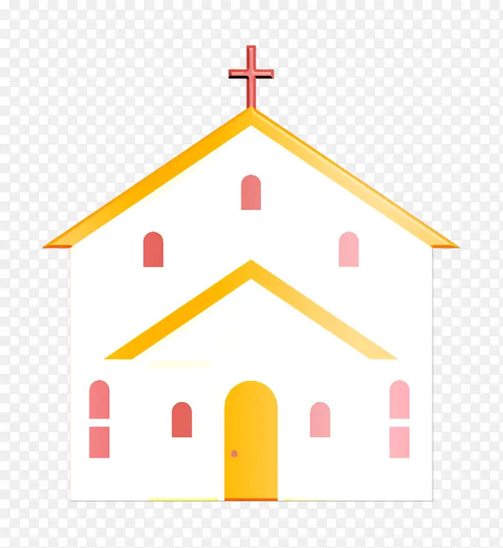 建筑图标 教堂图标 标志