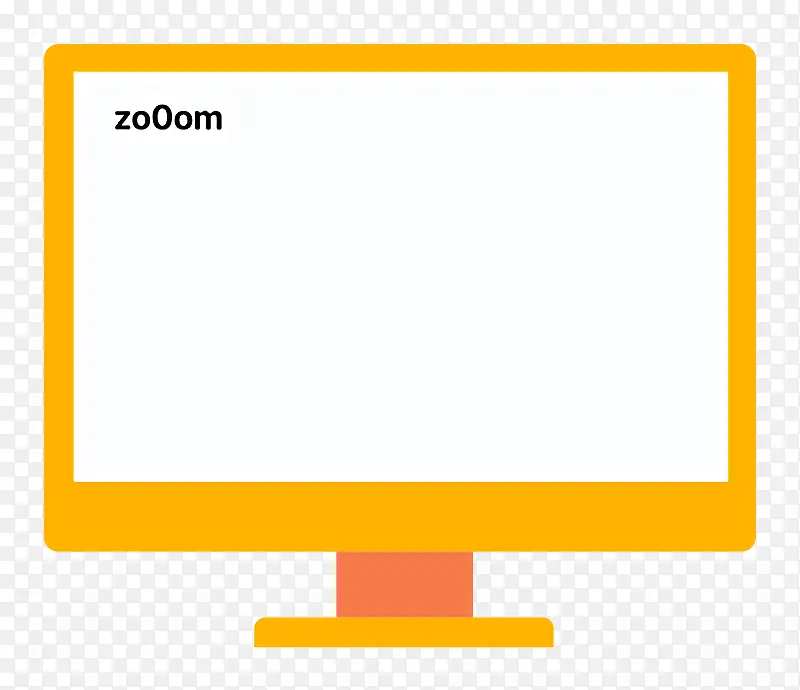 计算机显示器 黄色 线条