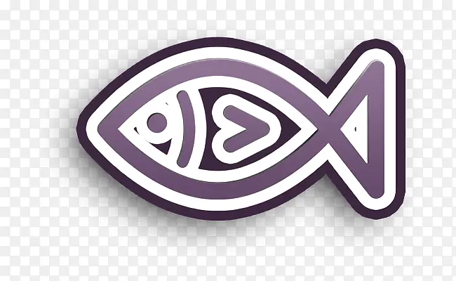 鱼形图标 标志 符号
