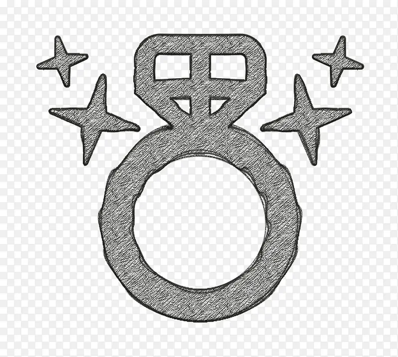 婚礼图标 戒指图标 时尚图标