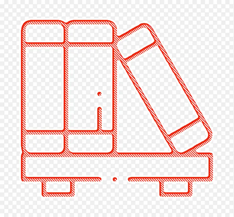 书架图标 知识图标 办公室图标