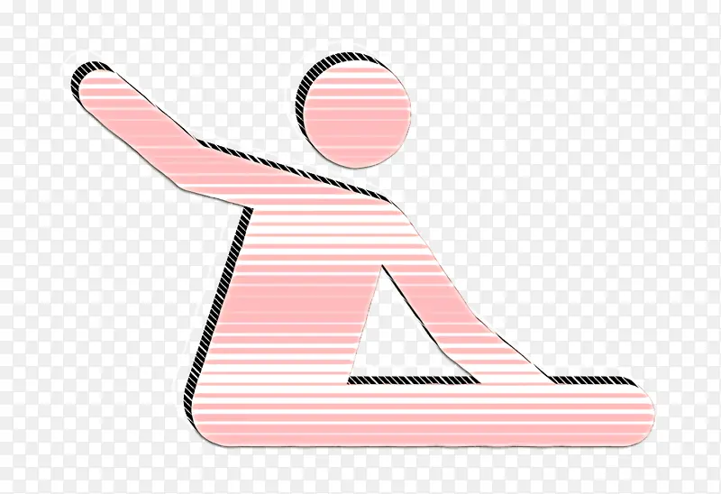 体操运动员图标 标志 符号