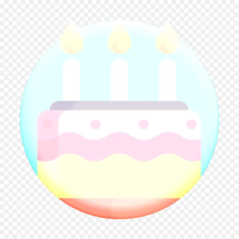 生日图标 蛋糕图标 球体