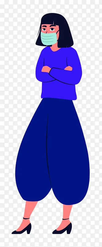 女孩 面具 服装