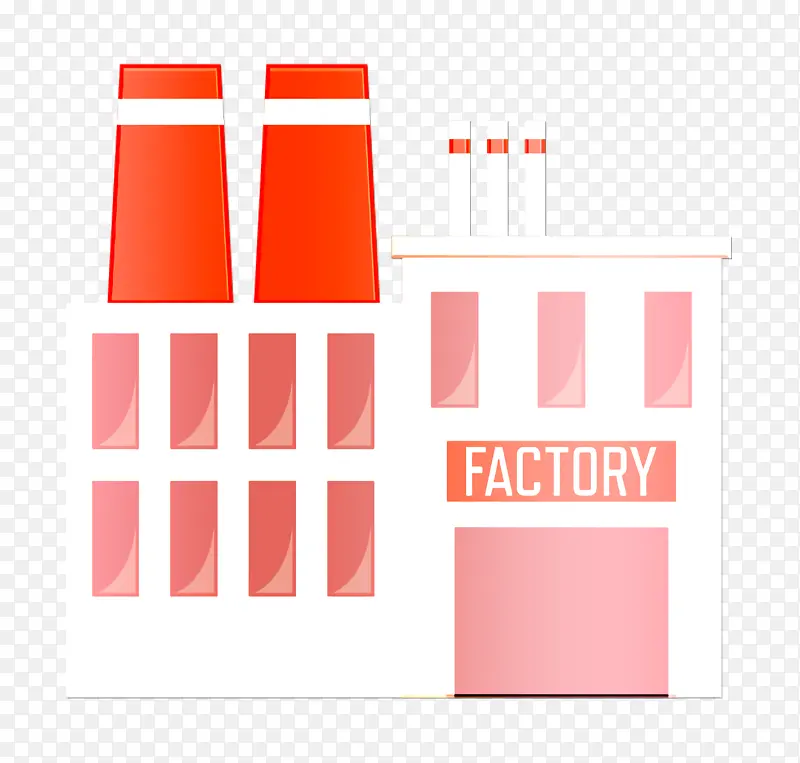 工厂图标 建筑图标 标志