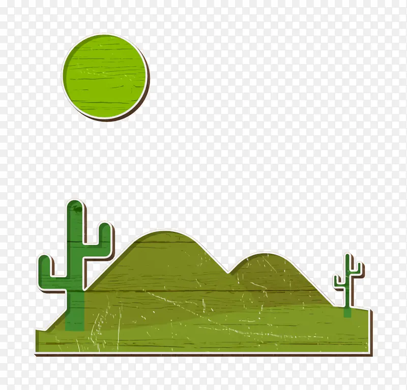沙漠图标 自然图标 徽标