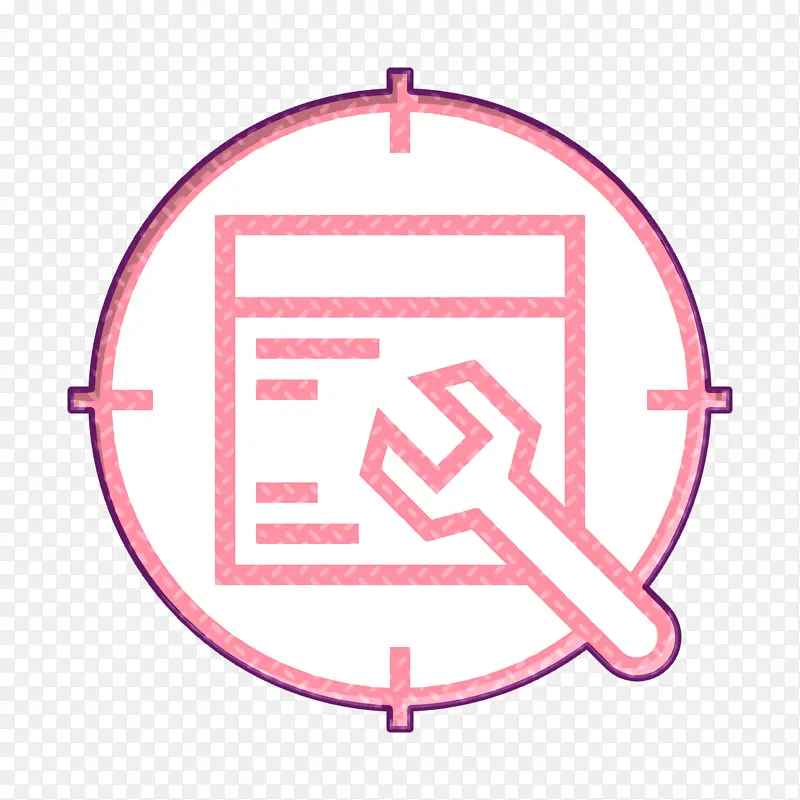规则图标 数字营销图标 搜索引擎优化图标