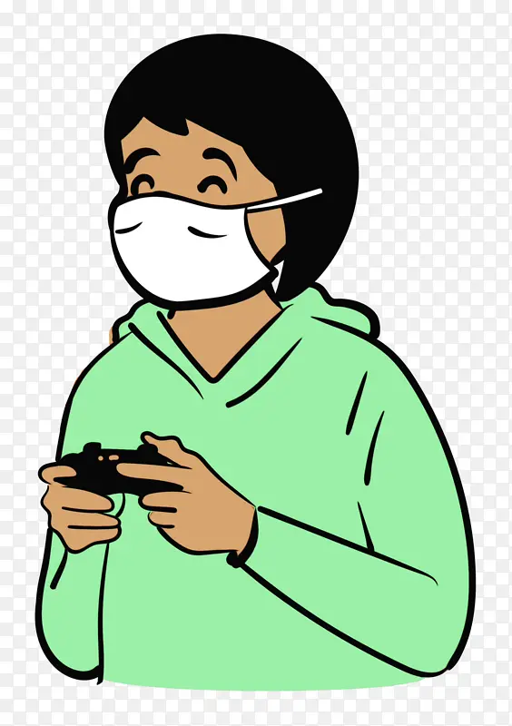 女人 医用口罩 冠状病毒