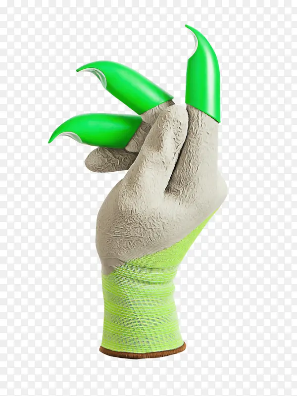 安全手套 手套 绿色