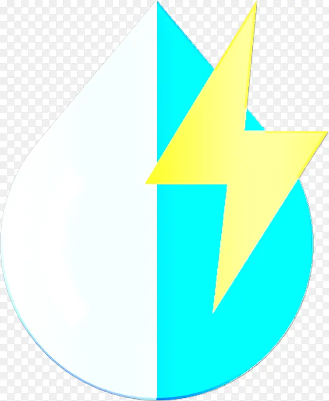 水电图标 可再生能源图标 徽标