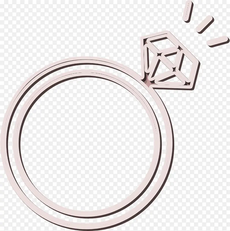 婚礼图标 戒指图标 珠宝