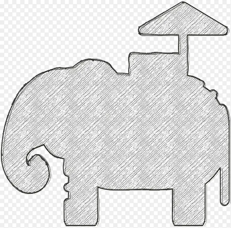 泰国图标 大象图标 非洲大象