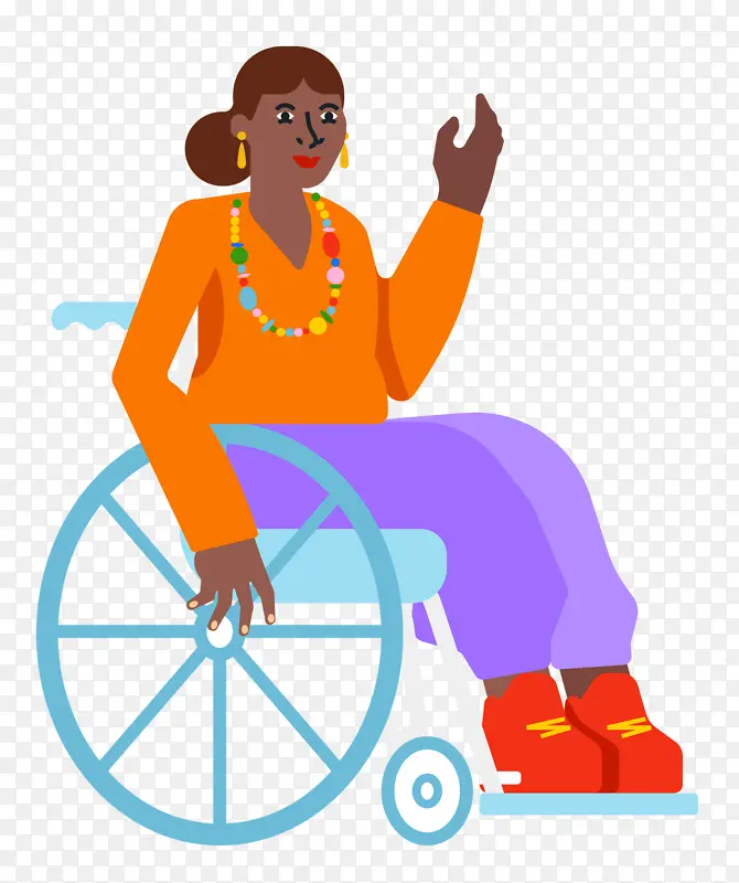 轮椅 免版税
