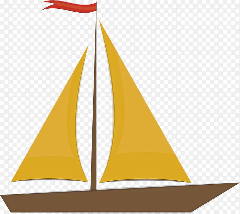 船 帆船 三角形