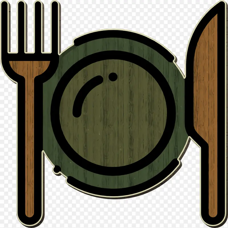 晚餐图标 餐厅图标 仪表