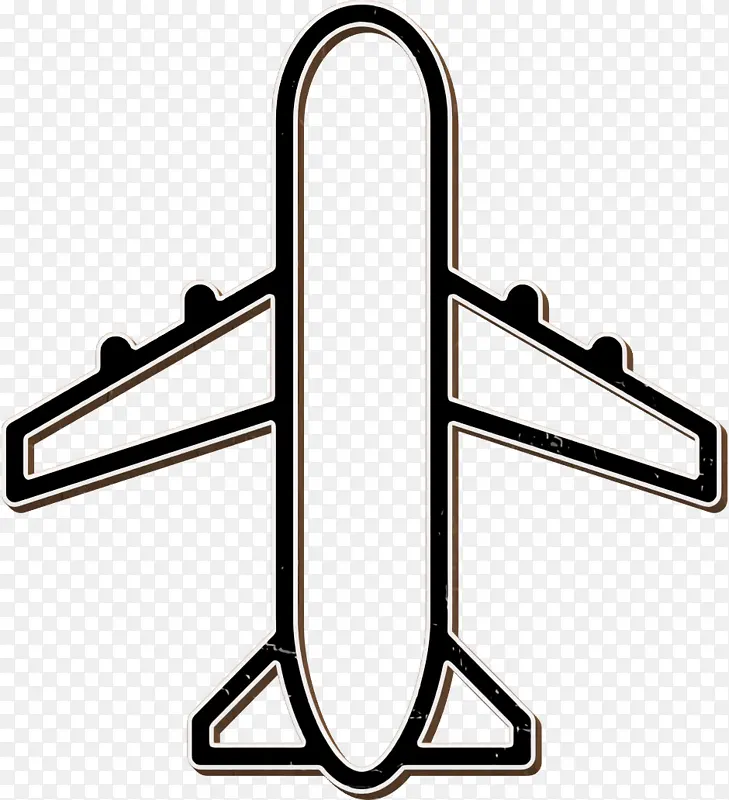 酒店象形图图标 交通图标 飞机图标