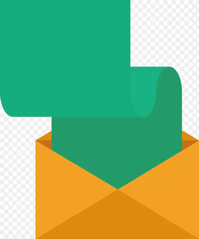 电子邮件 邮件 绿色