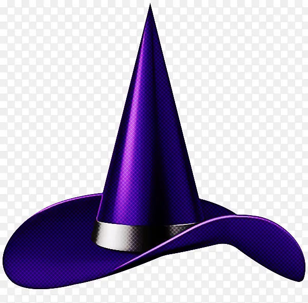 帽子 紫罗兰 圆锥体