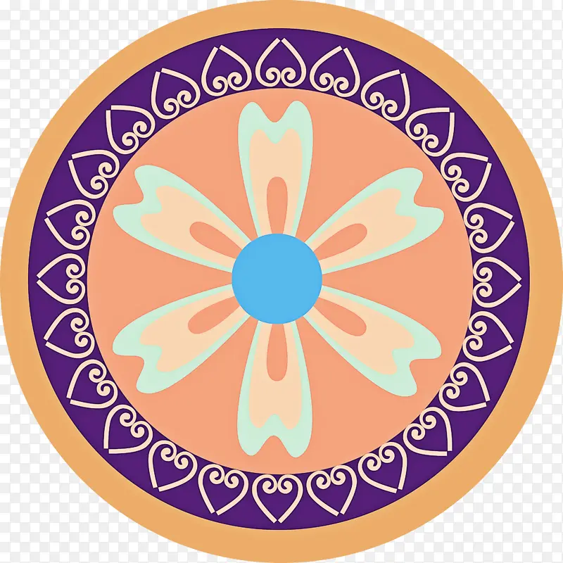 花瓣 圆 花