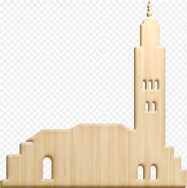摩洛哥图标 纪念碑图标 木材