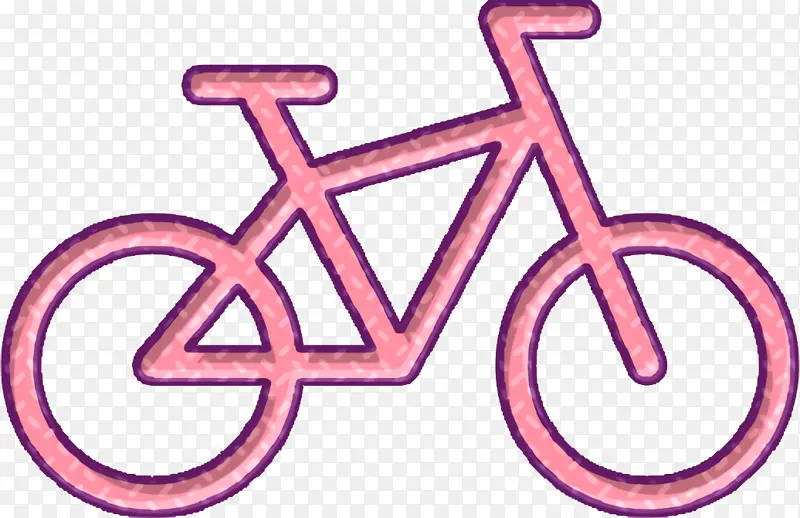 交通图标 自行车图标 自行车