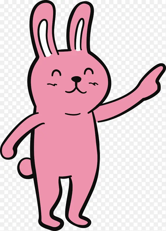卡通兔子 可爱的兔子 兔子