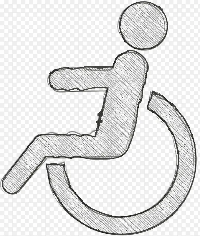 轮椅图标 残疾图标 机场图标
