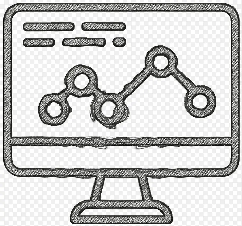 分析图标 办公室图标 笔记本电脑图标
