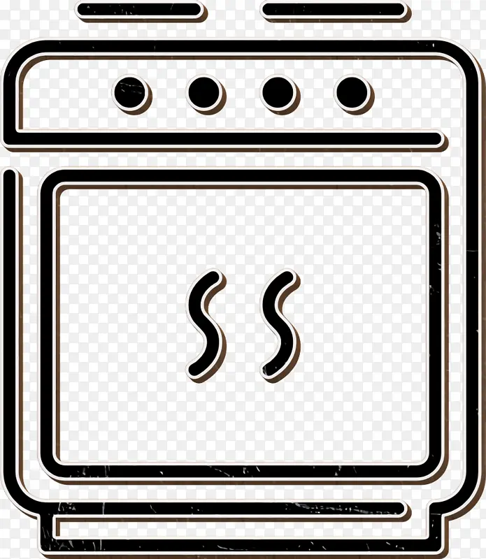 烤箱图标 厨房图标 牛肉汤