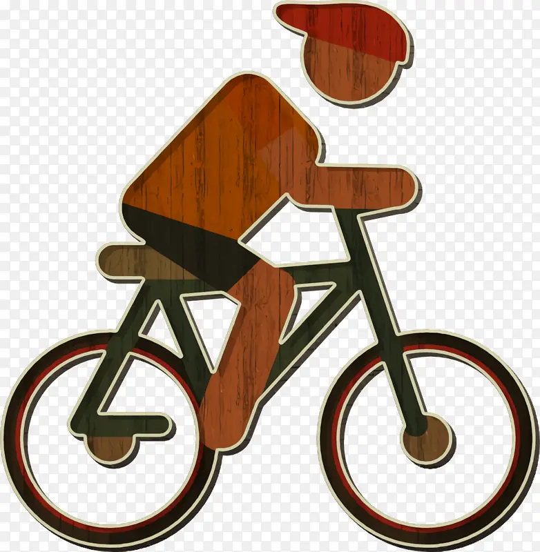 自行车图标 健身图标 自行车