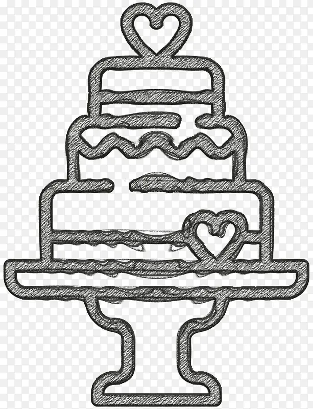 婚礼图标 婚礼蛋糕图标 蛋糕图标