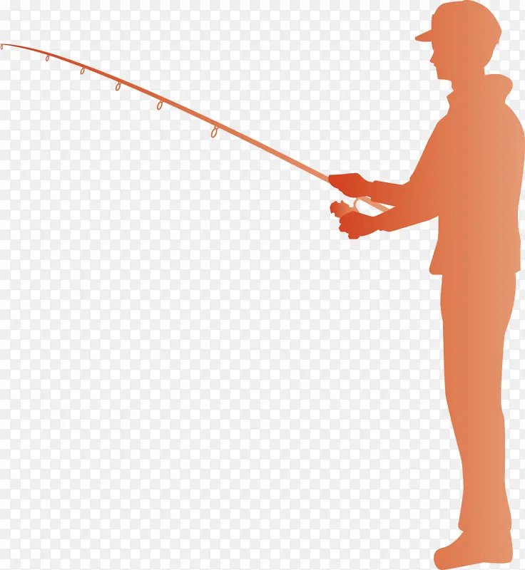 渔夫 钓鱼 线