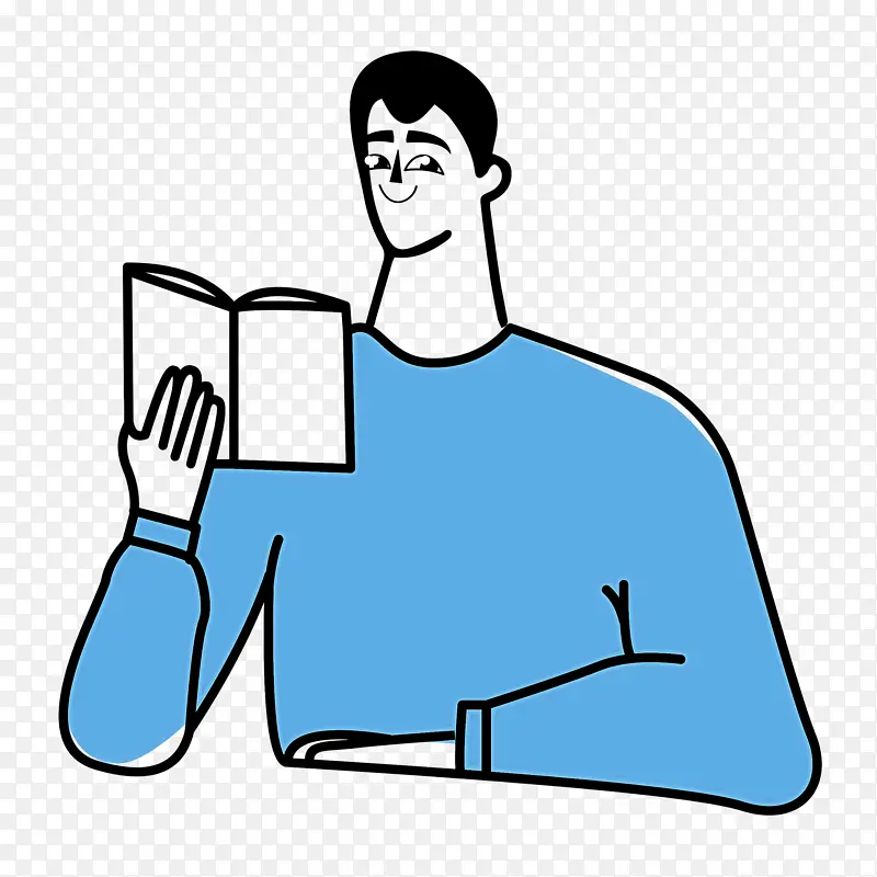 阅读书籍 数字营销 线条艺术PNG图片素材下载_图片编号7213349-PNG素材网