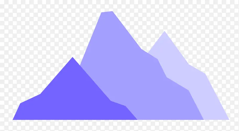 山脉 三角形 金字塔