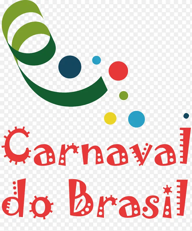 巴西狂欢节 标志 线条