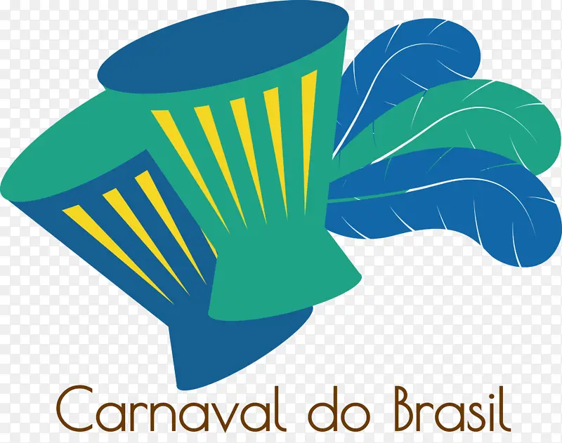 巴西狂欢节 标志 绿色